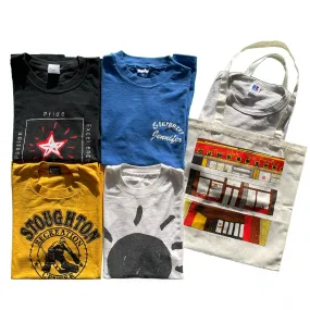 5 Vintage Tees and a Tote-(XS-XXL)