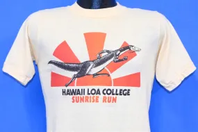 80s Poly Tees Hawaii Loa College Sunrise Run t-shirt Small