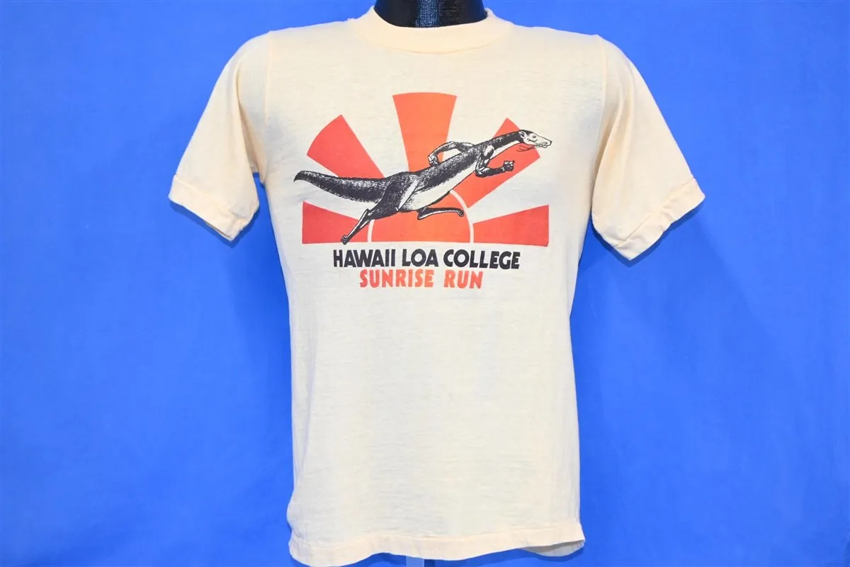 80s Poly Tees Hawaii Loa College Sunrise Run t-shirt Small