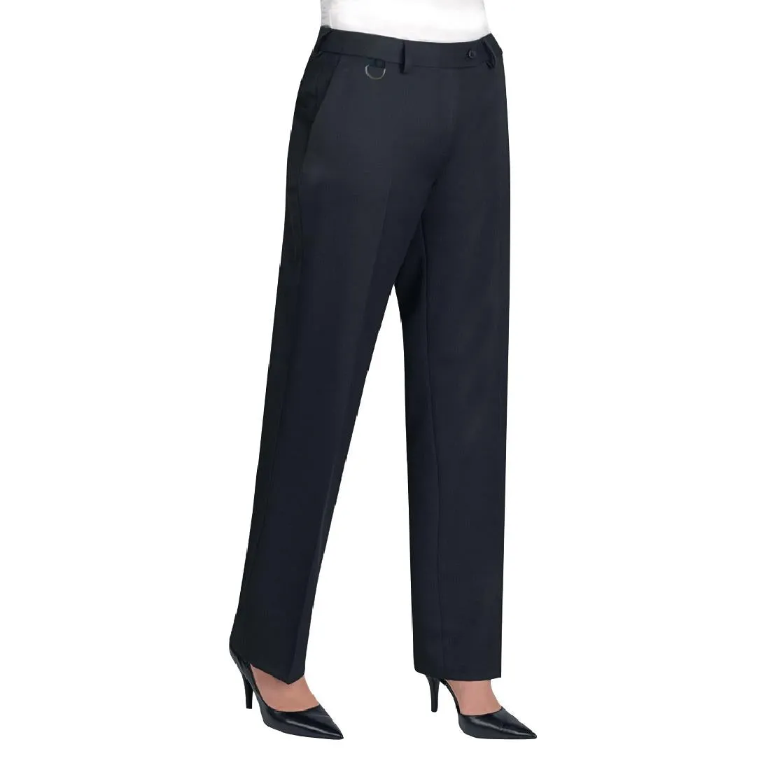 BA054-20 Brook Taverner Ladies Venus Black Waiting Trousers Size 20