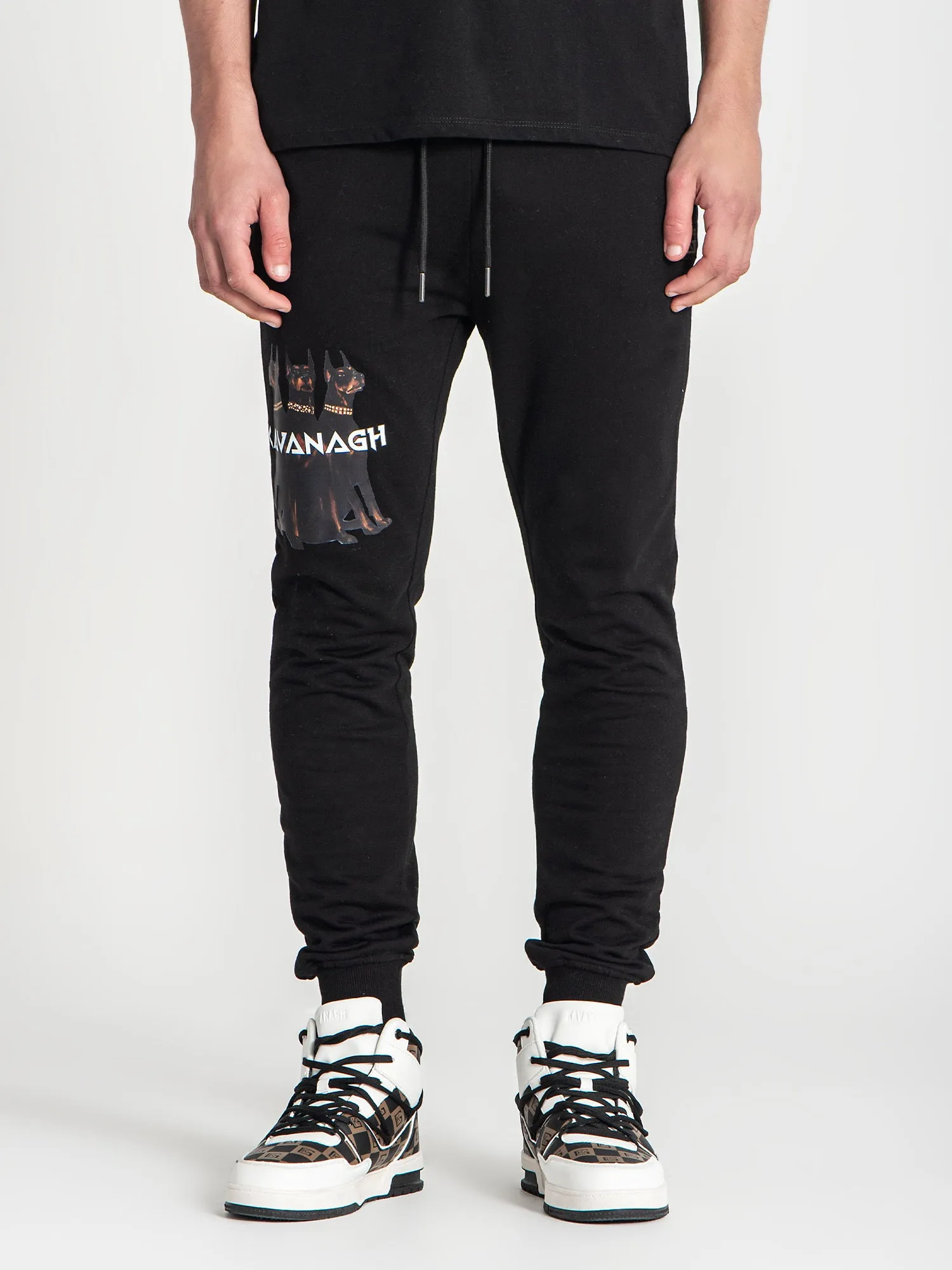 Black Anger Joggers