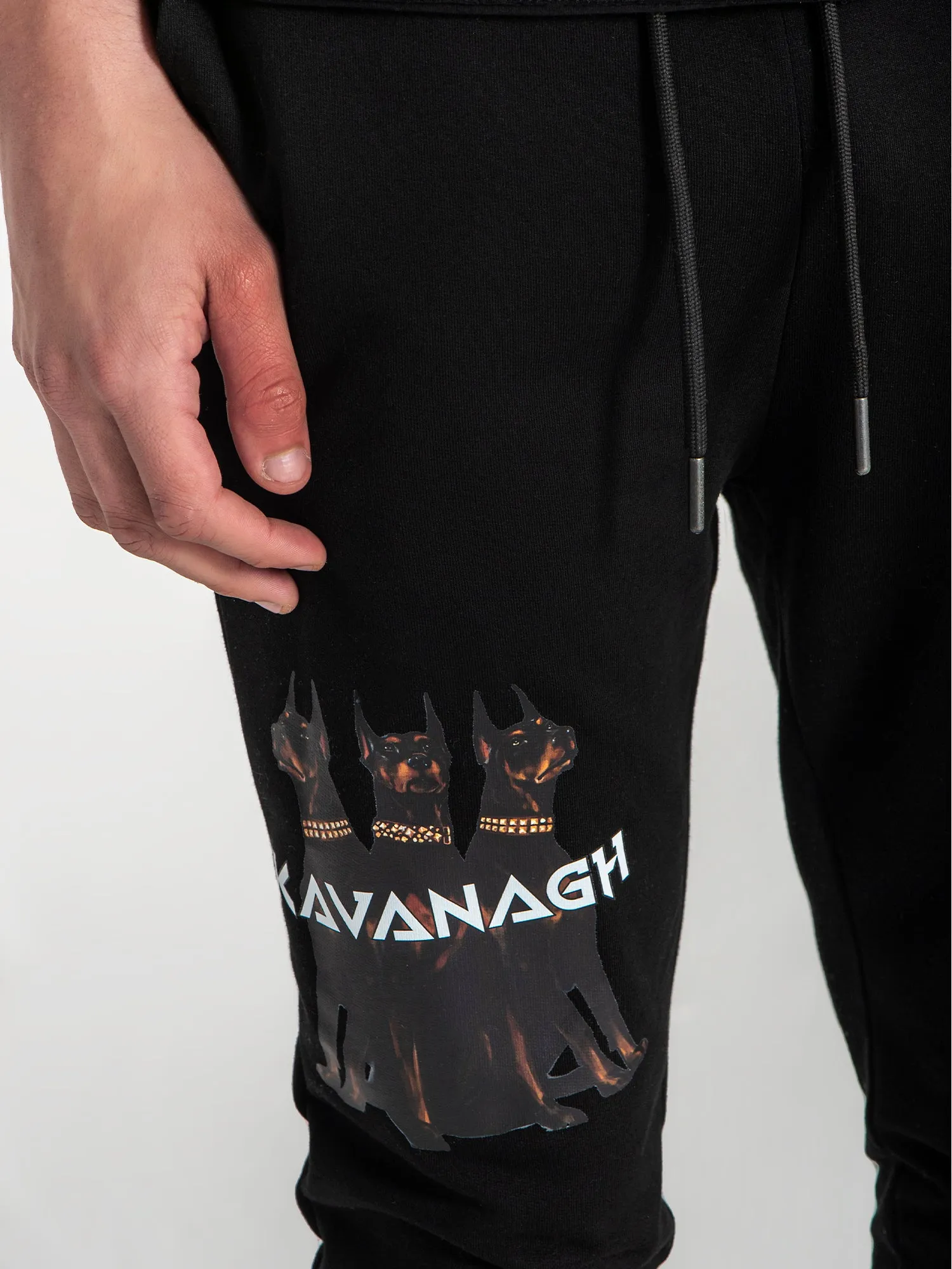 Black Anger Joggers