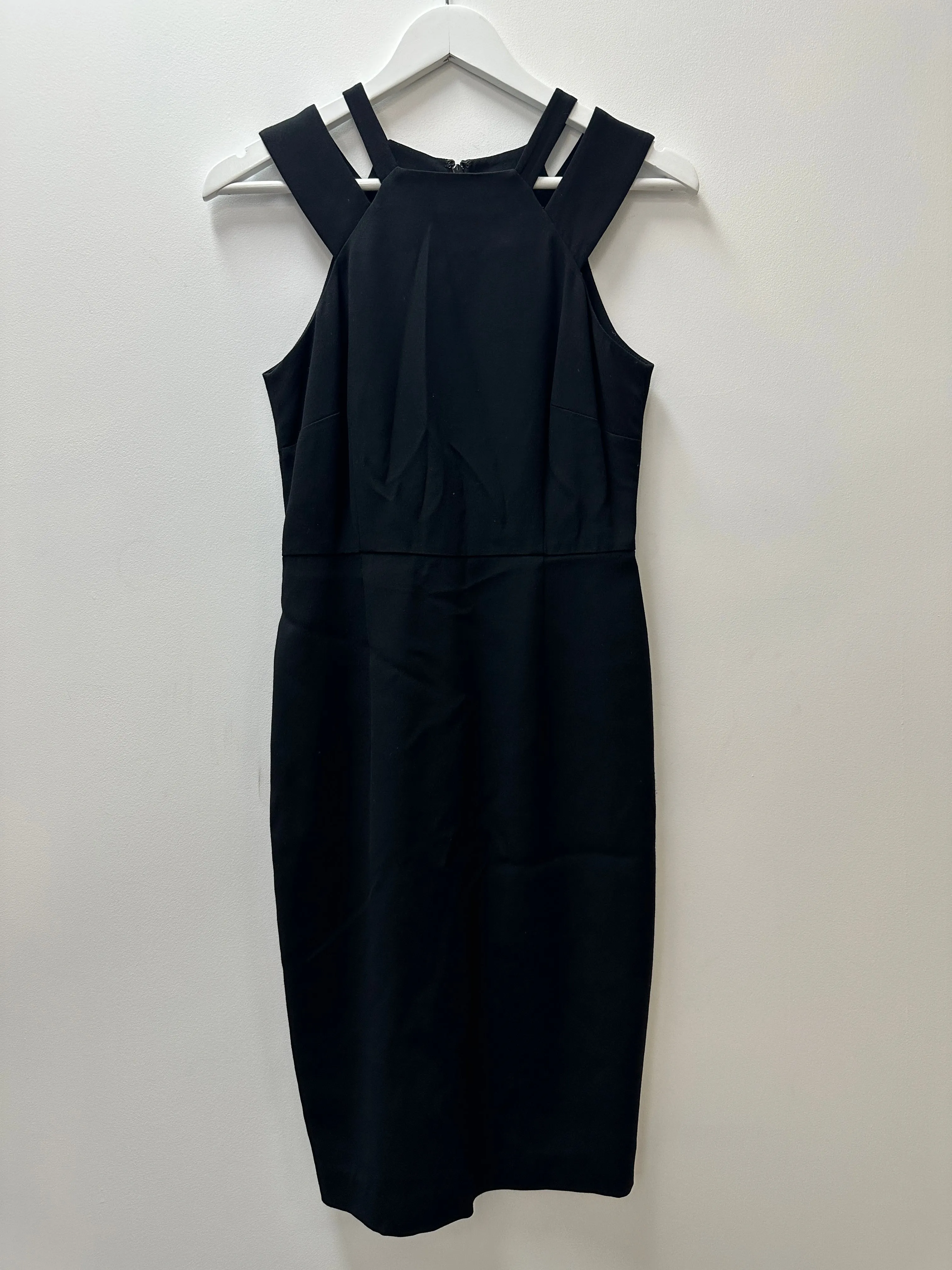 Black Bodycon Viscose Dress