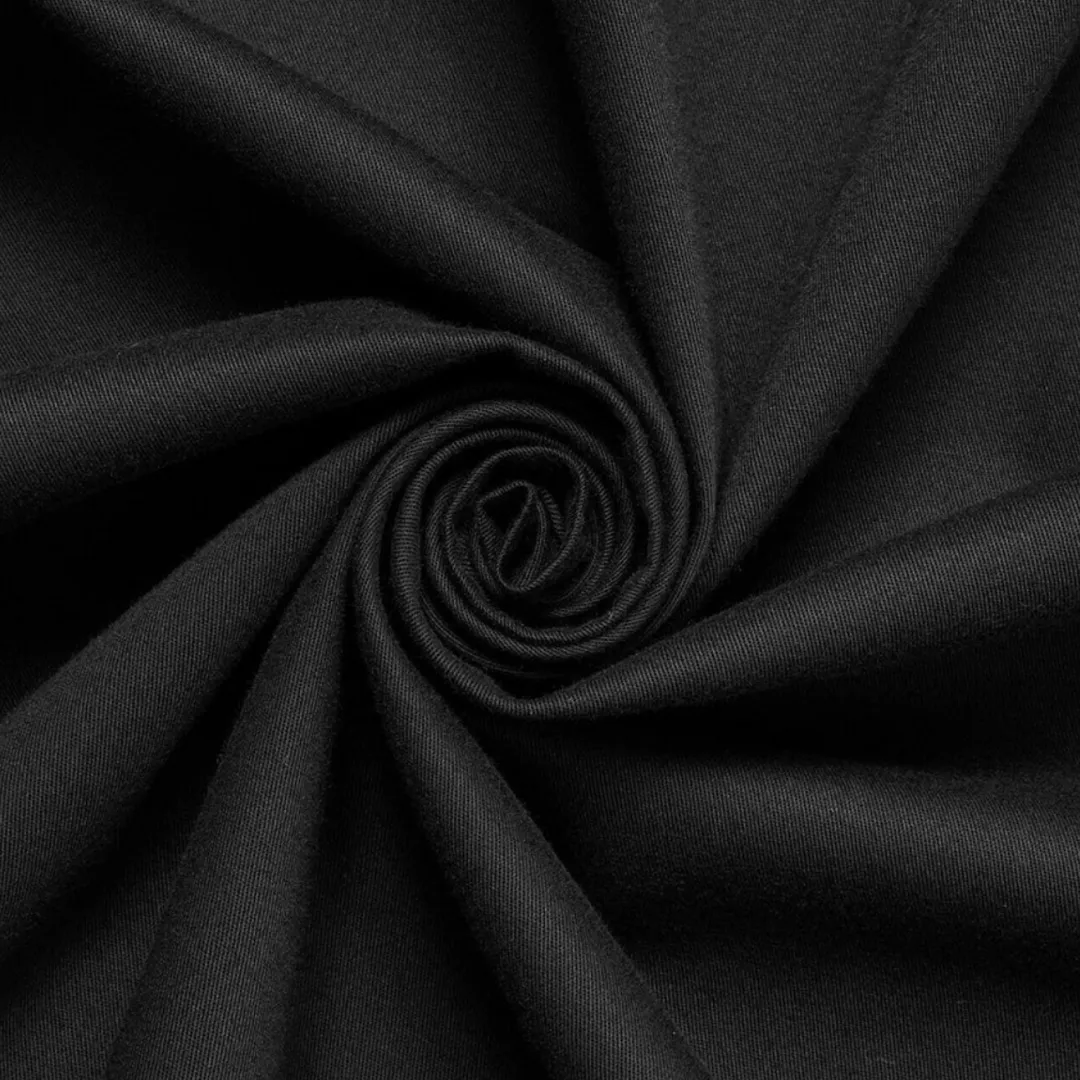 Black Stretch Twill - 3 Yards