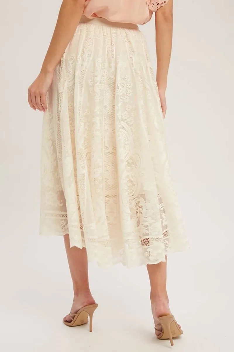 Charming Elegant Summer Midi Skirt