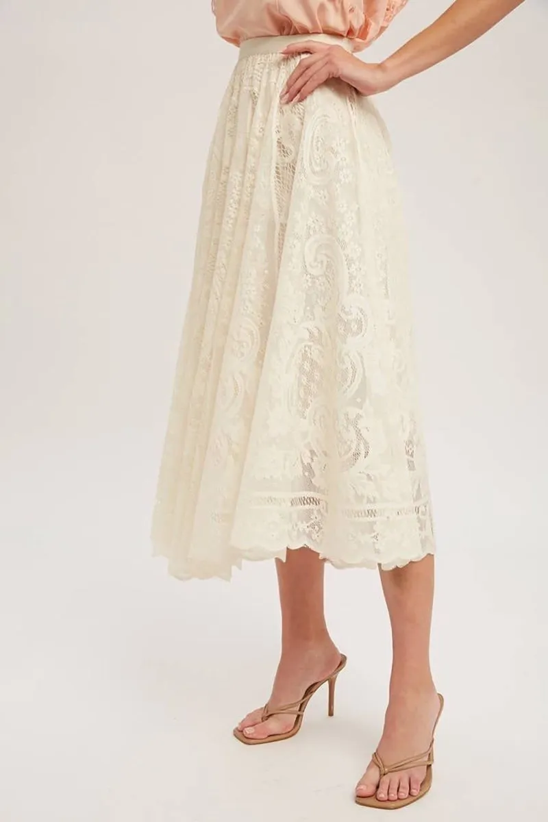 Charming Elegant Summer Midi Skirt