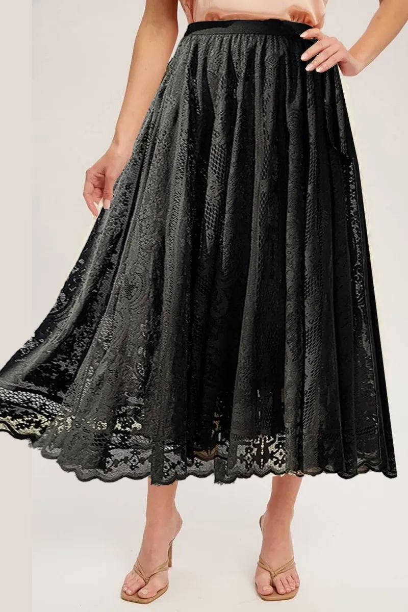 Charming Elegant Summer Midi Skirt