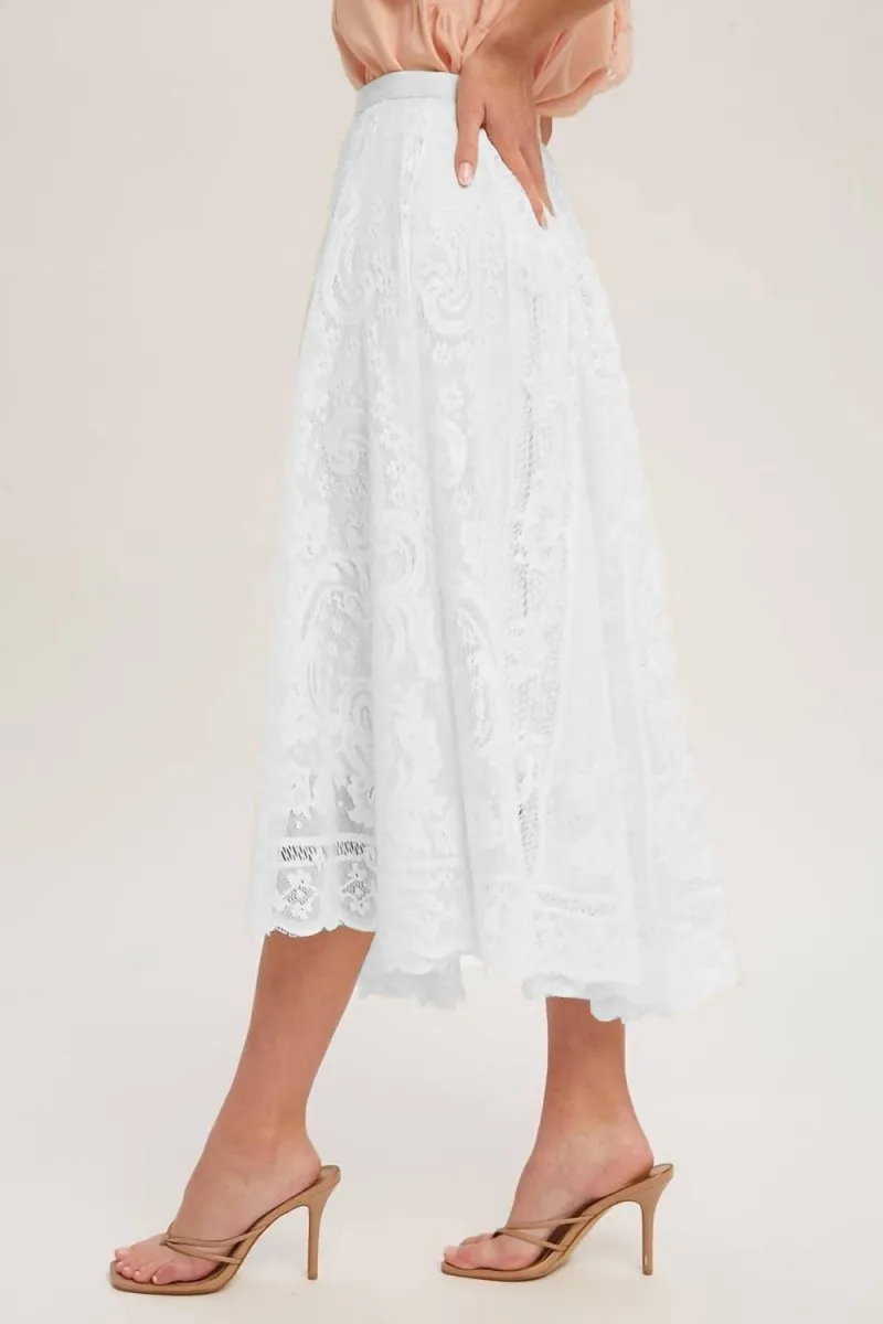 Charming Elegant Summer Midi Skirt