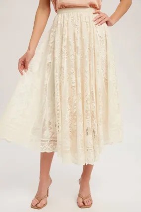 Charming Elegant Summer Midi Skirt