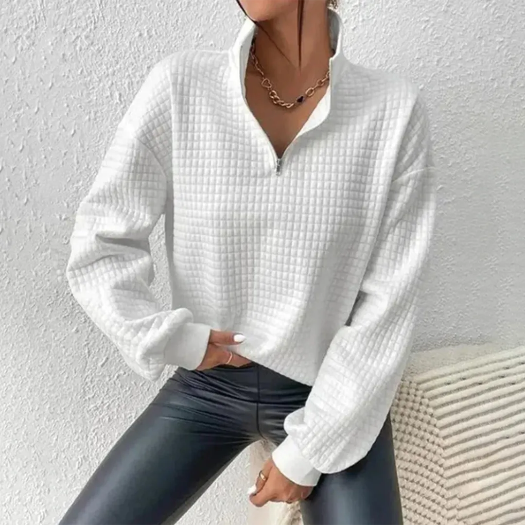 Chic Zippered Sweater - Elevate Your Style !