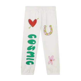 Cosmic Girl White Joggers