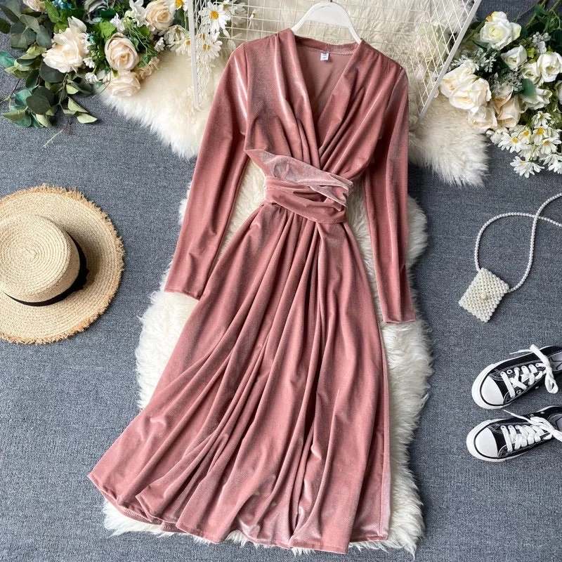 Derya V Neck Dress