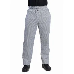 DL712-XS Whites Unisex Vegas Chefs Trousers Black and White Check XS