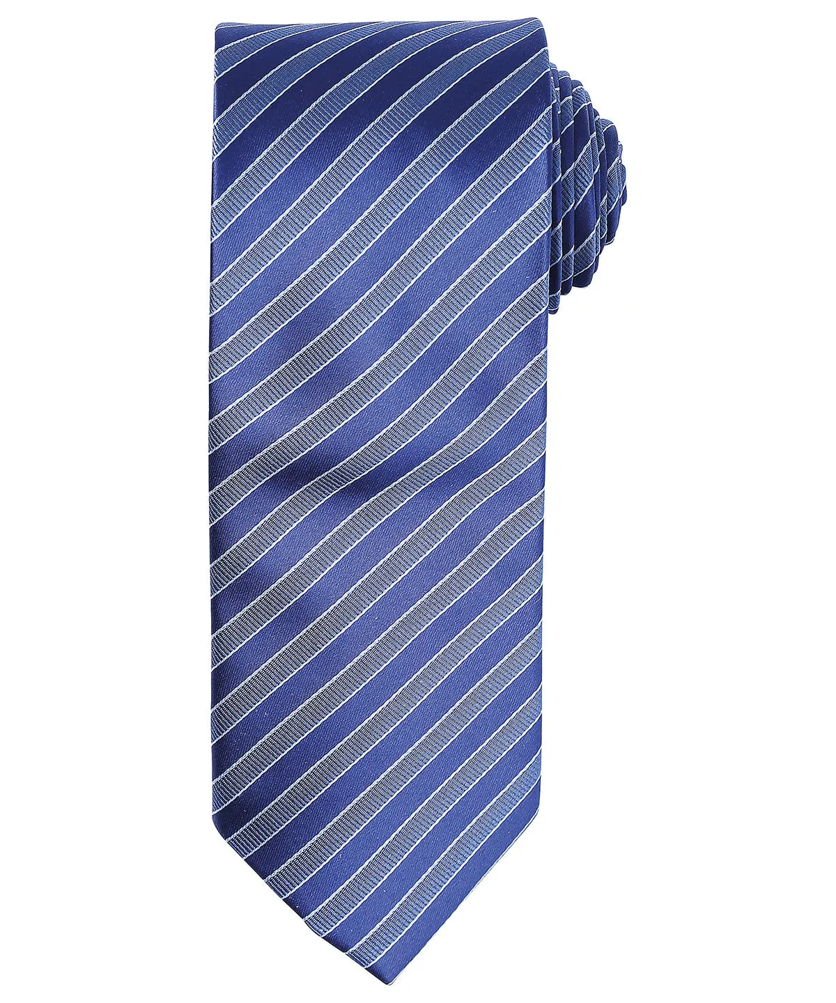 Double stripe tie | Navy/Blue