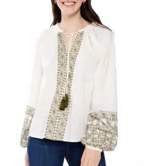 Ethnic Embroidery Blouse