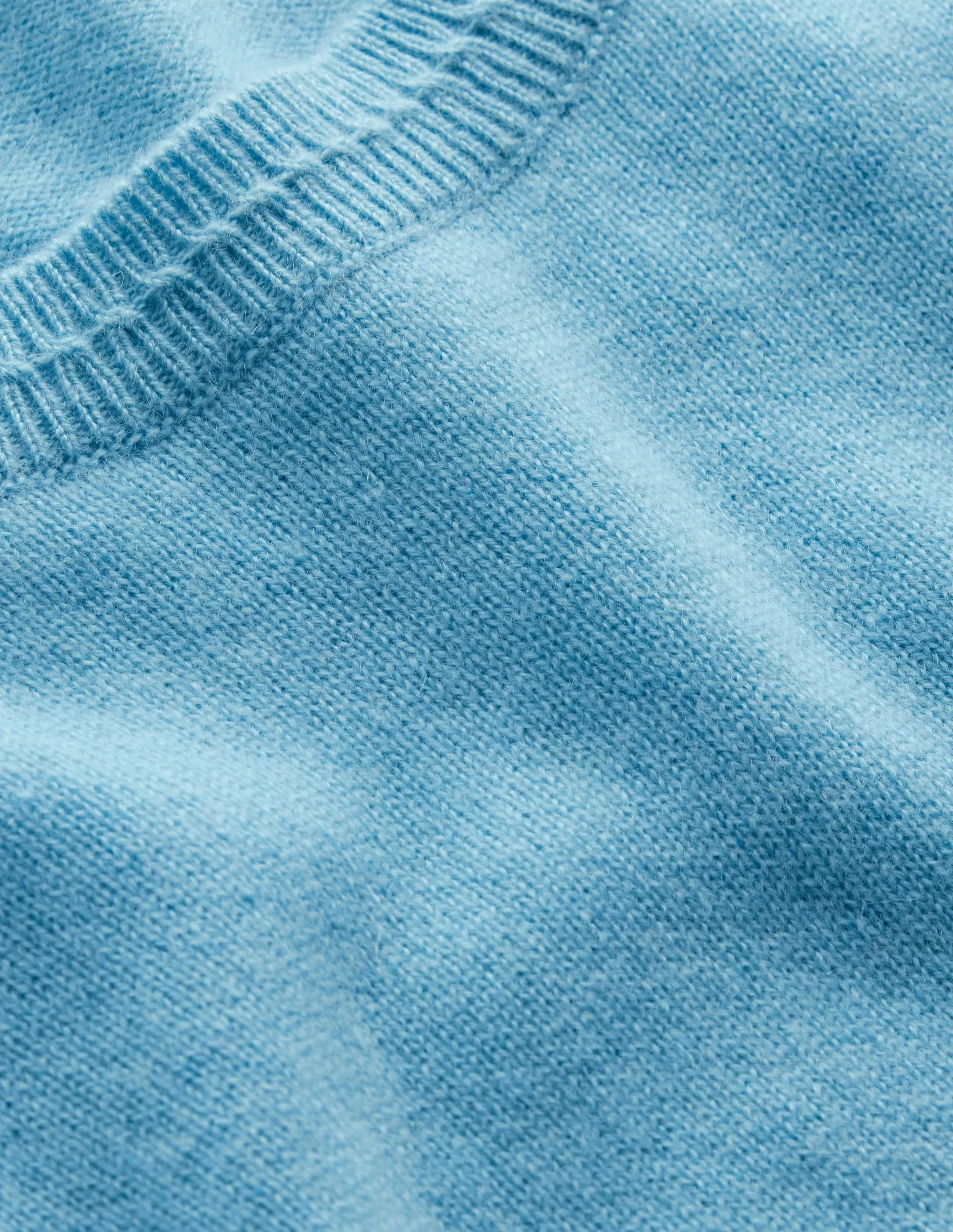 Eva Cashmere Crew Neck Jumper-Air Blue