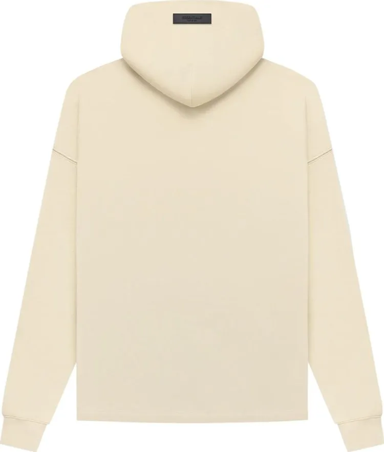 Fear of God Essentials Relaxed Hoodie 'Egg Shell', cream