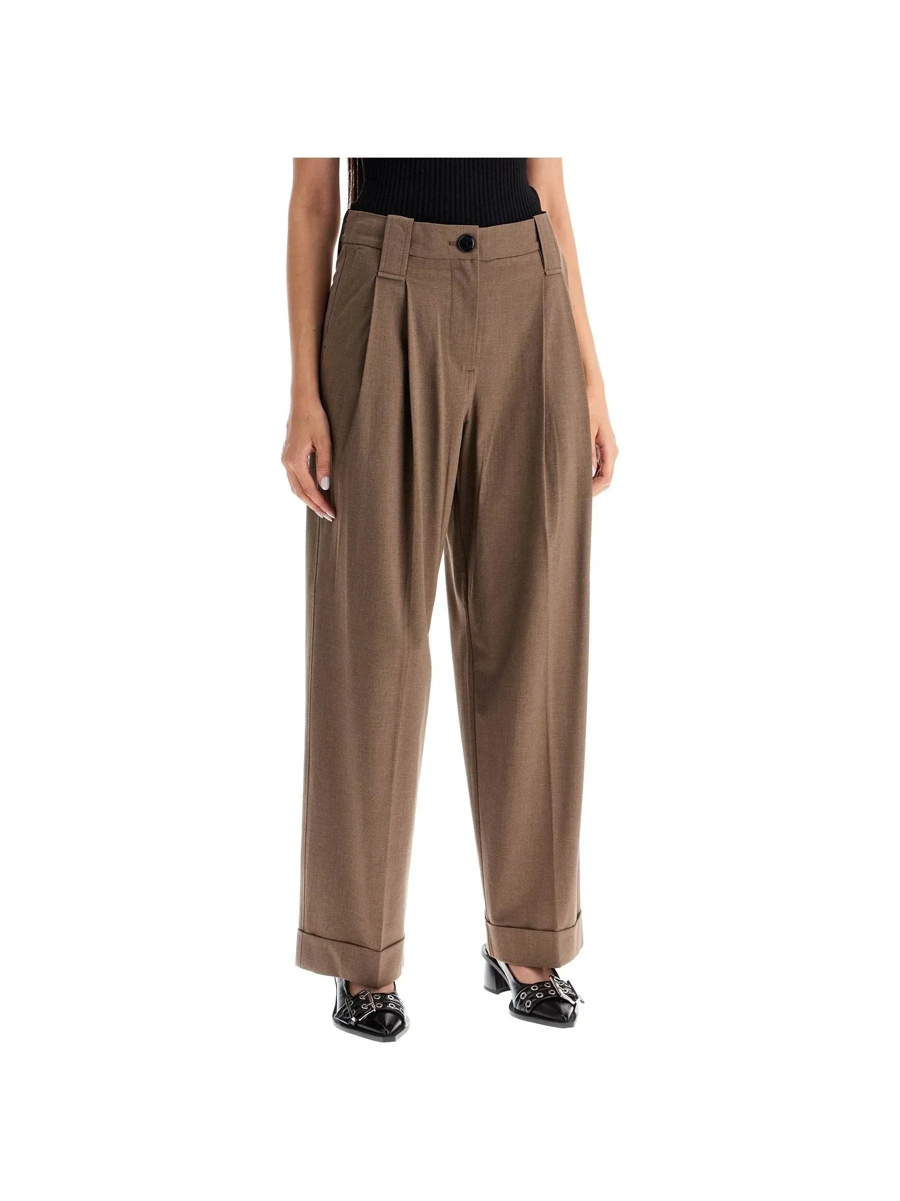 Flowy Trousers - Lightweight Fabric - Pants