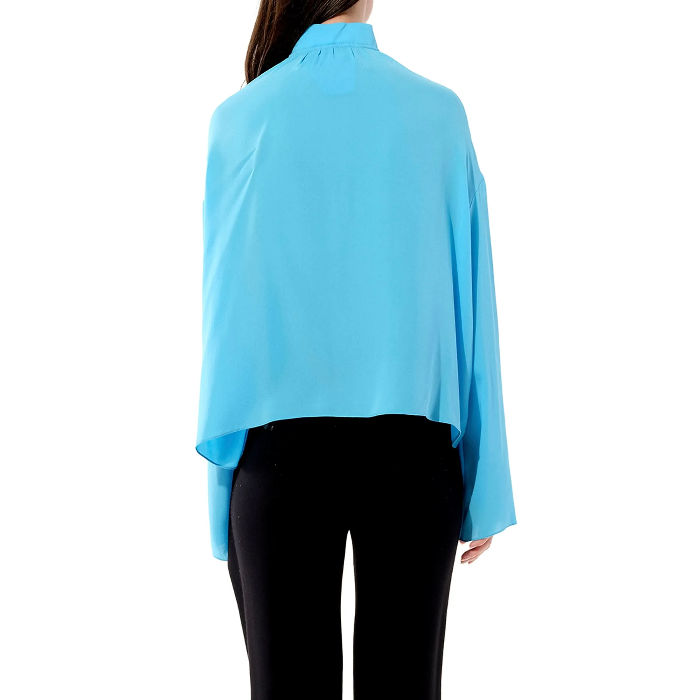 Georgette Shirt in Bleu