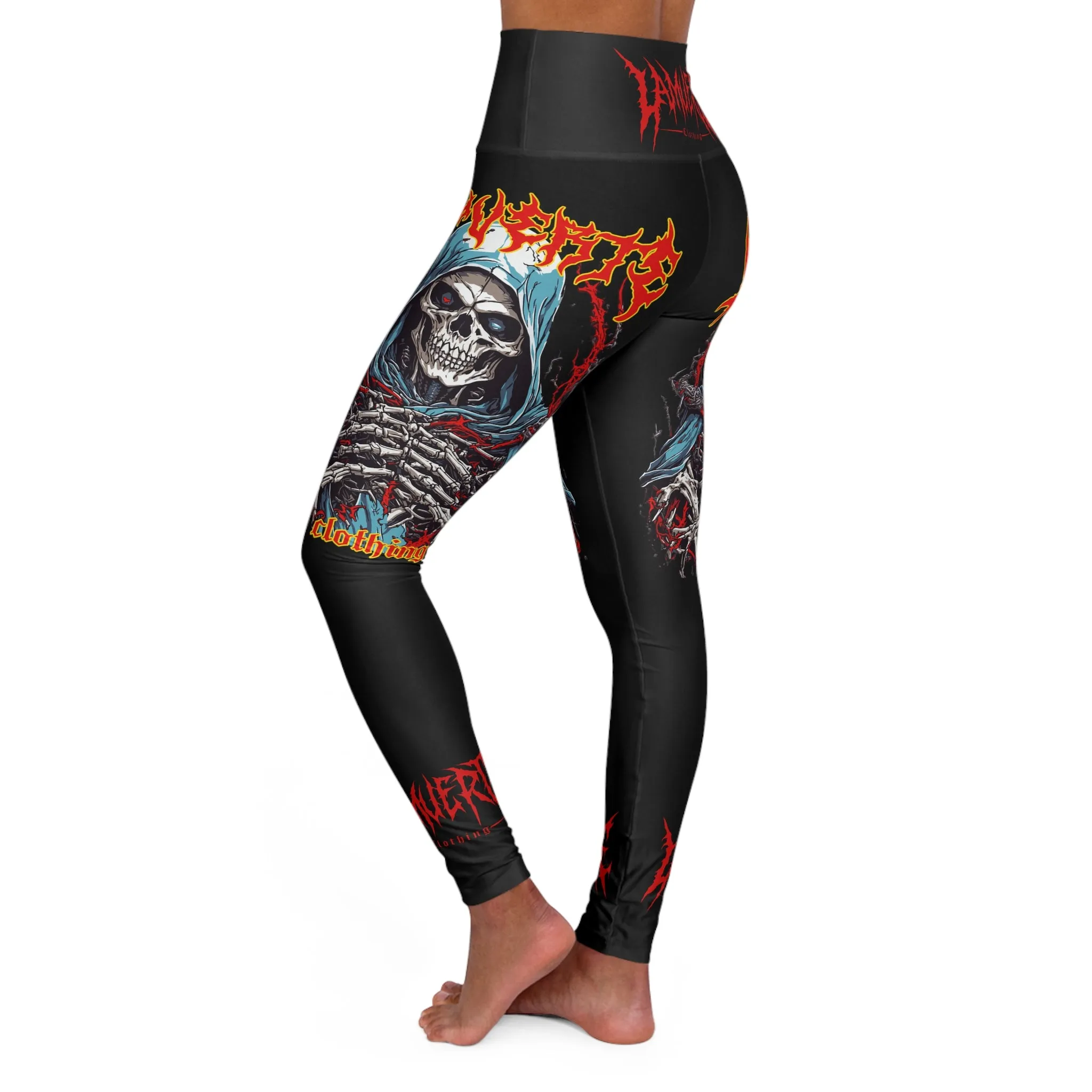 High Waisted Yoga Leggings (AOP)