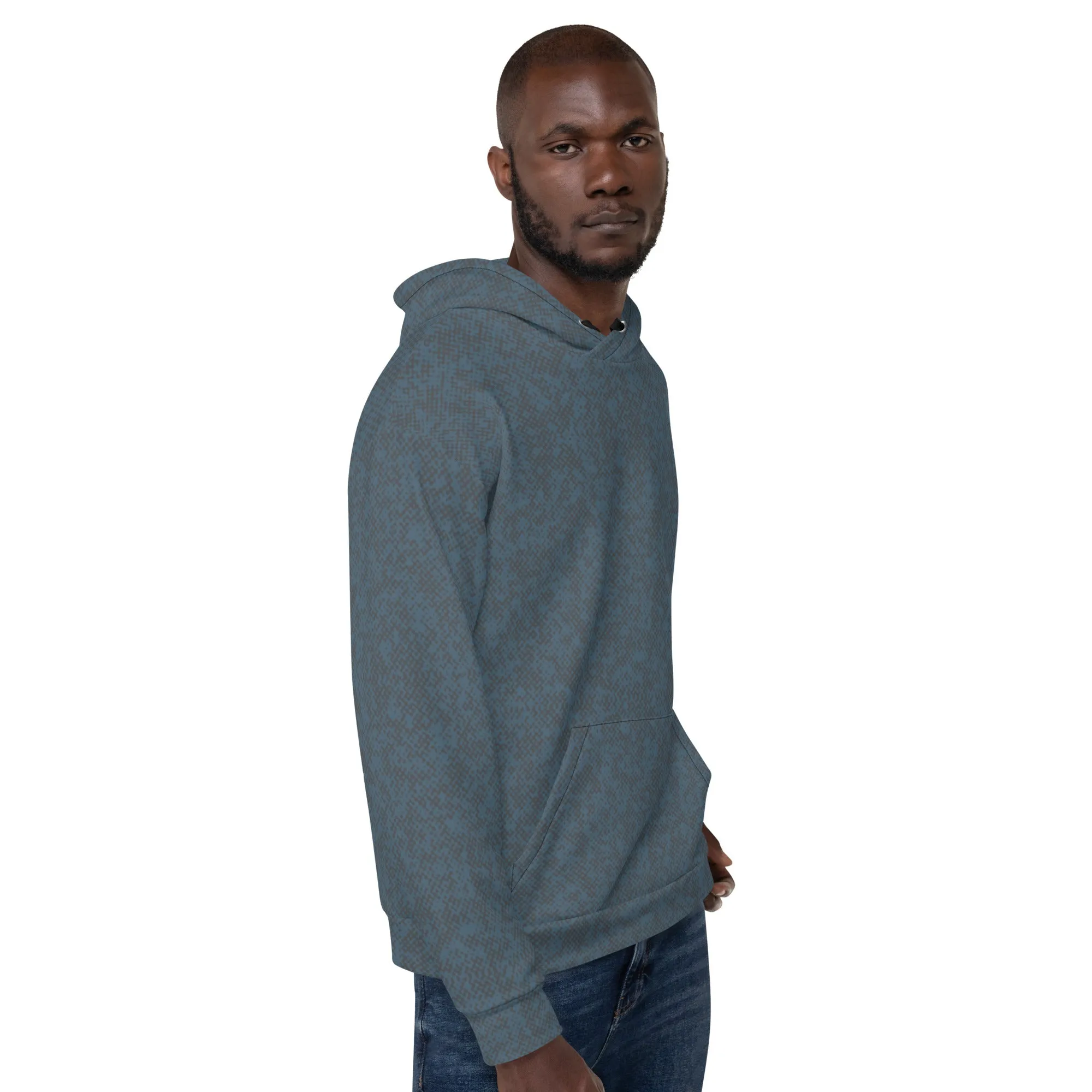 Humble Sportswear™ Pattens Blue Relaxed Fit Hoodie