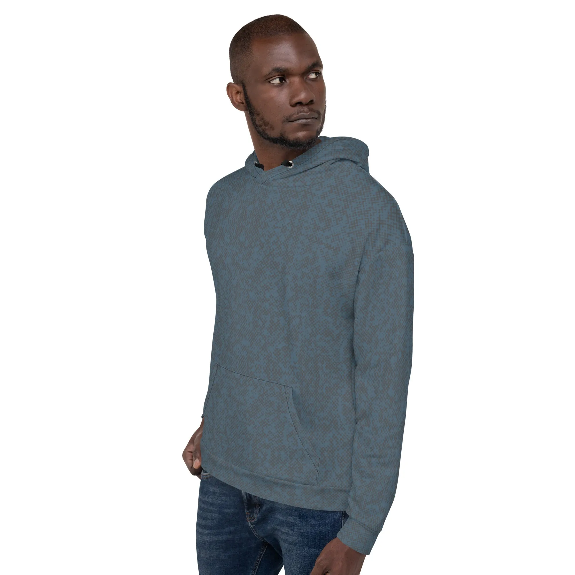 Humble Sportswear™ Pattens Blue Relaxed Fit Hoodie