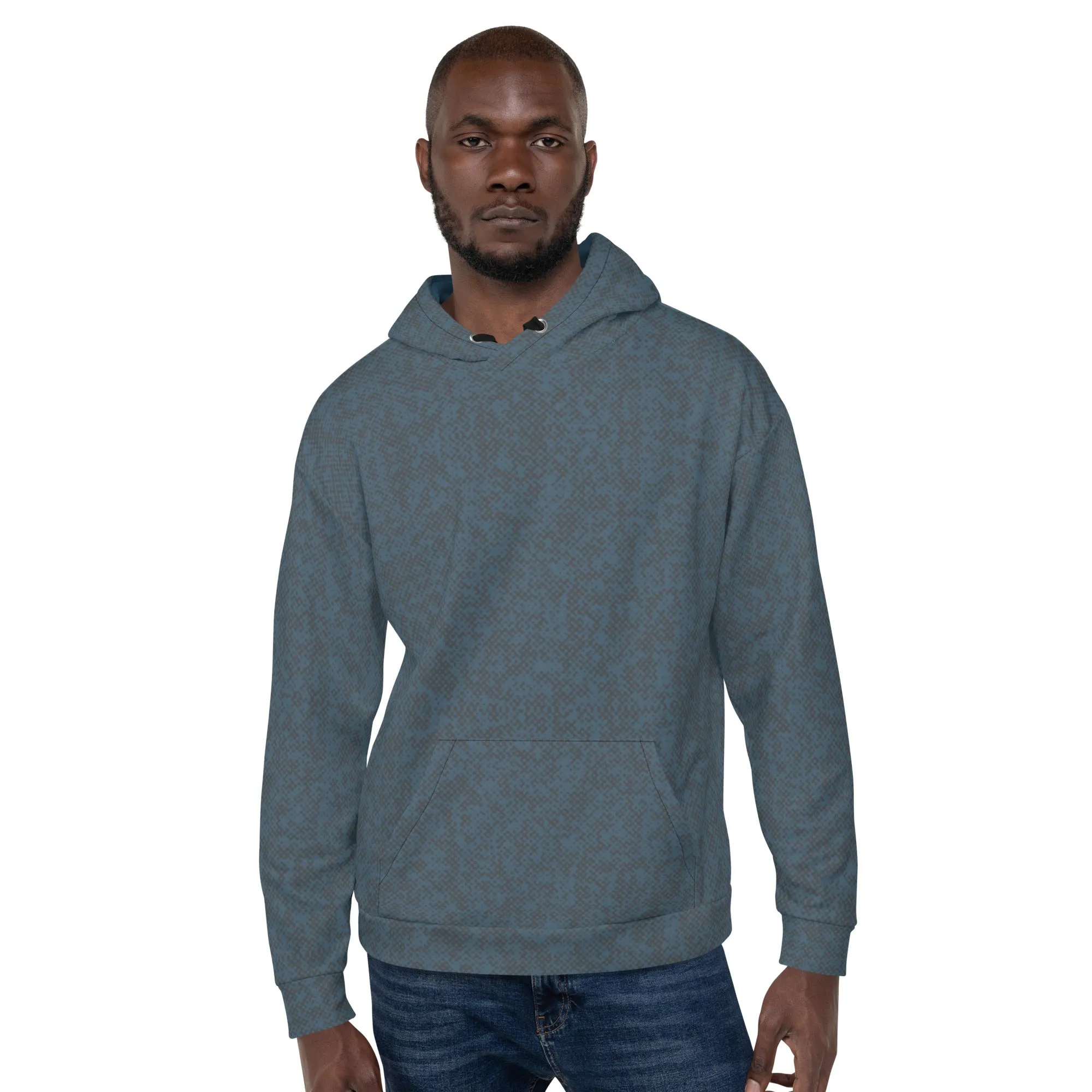 Humble Sportswear™ Pattens Blue Relaxed Fit Hoodie