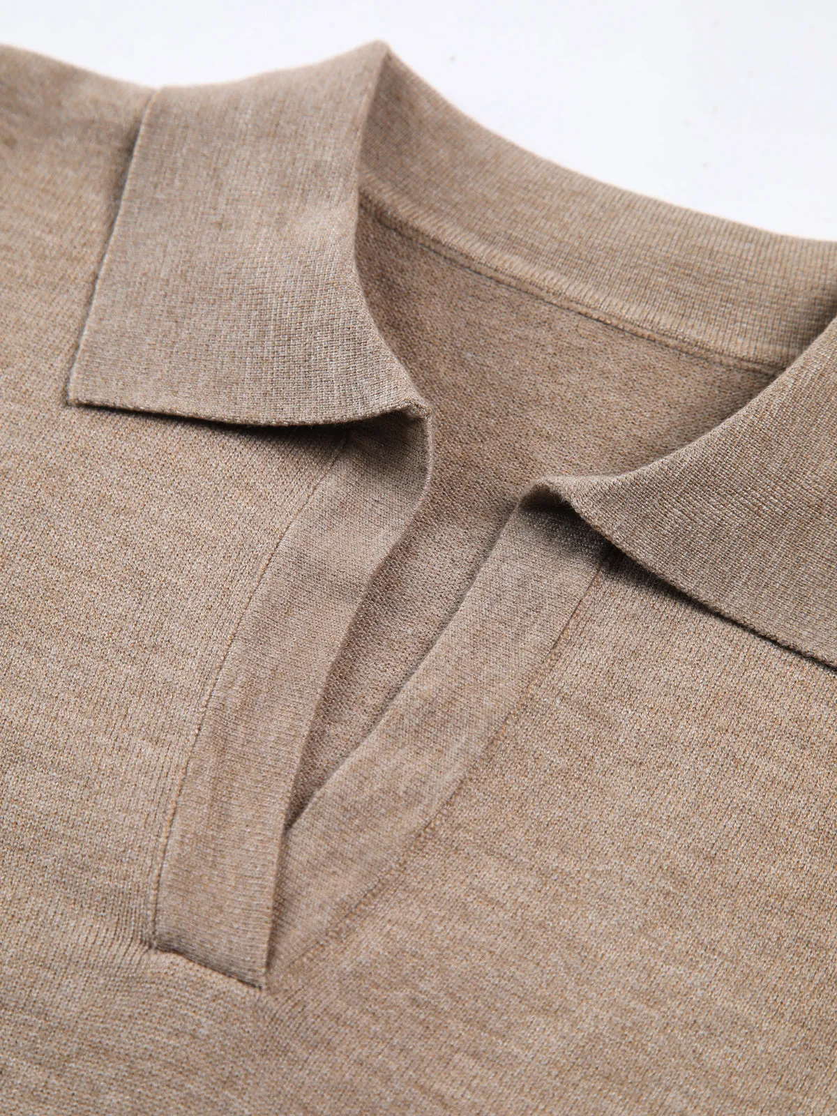 Ivyshape | Collar Long Sleeve Sweater