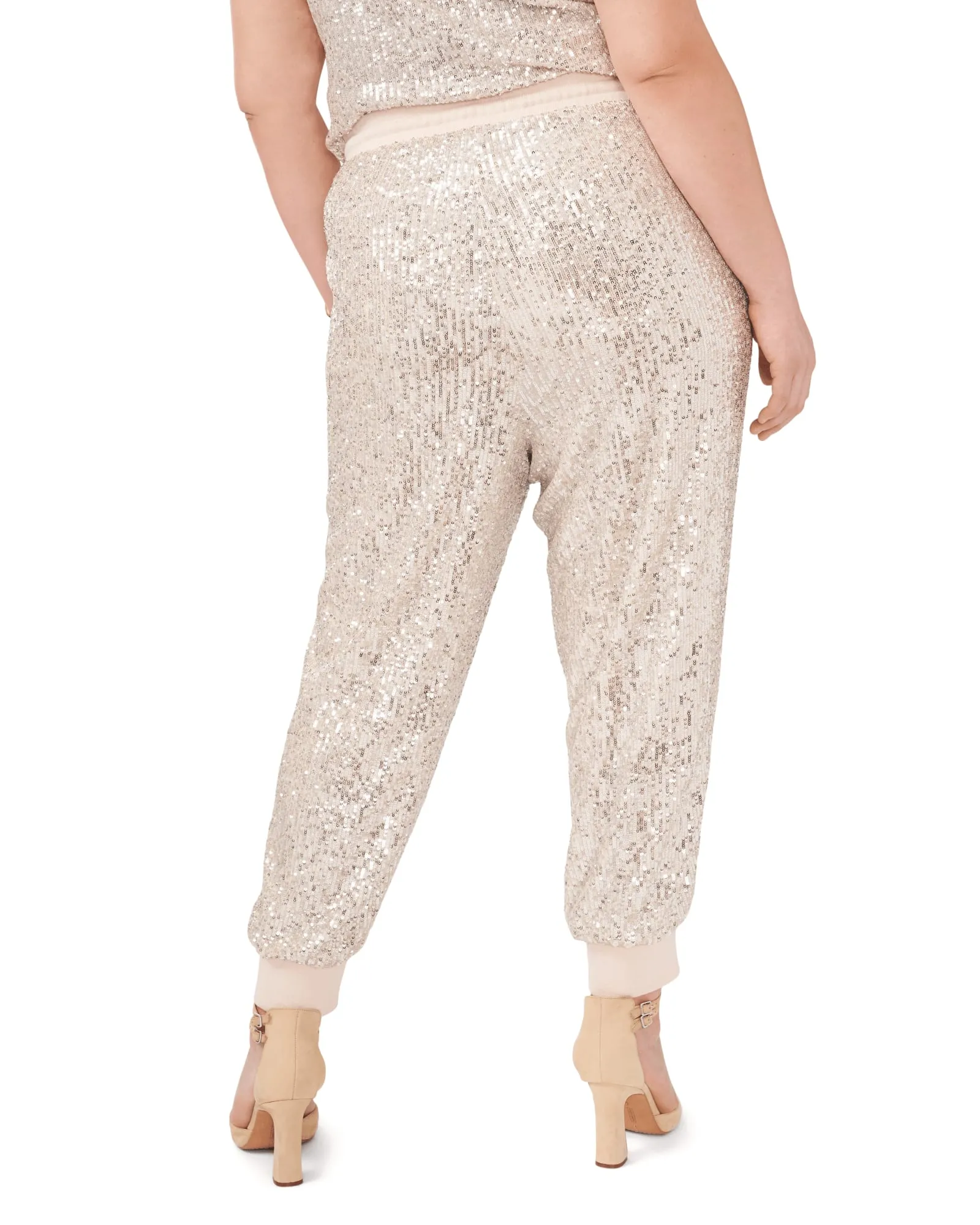 Kinsley Sequin Joggers | CHAMPAGNE-252