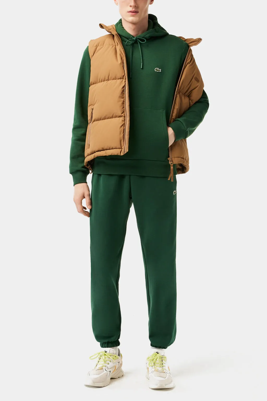 Lacoste - Organic Cotton Hooded Jogger Sweatshirt