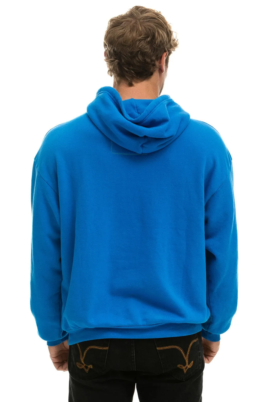 LOCALS ONLY RELAXED PULLOVER HOODIE - OCEAN