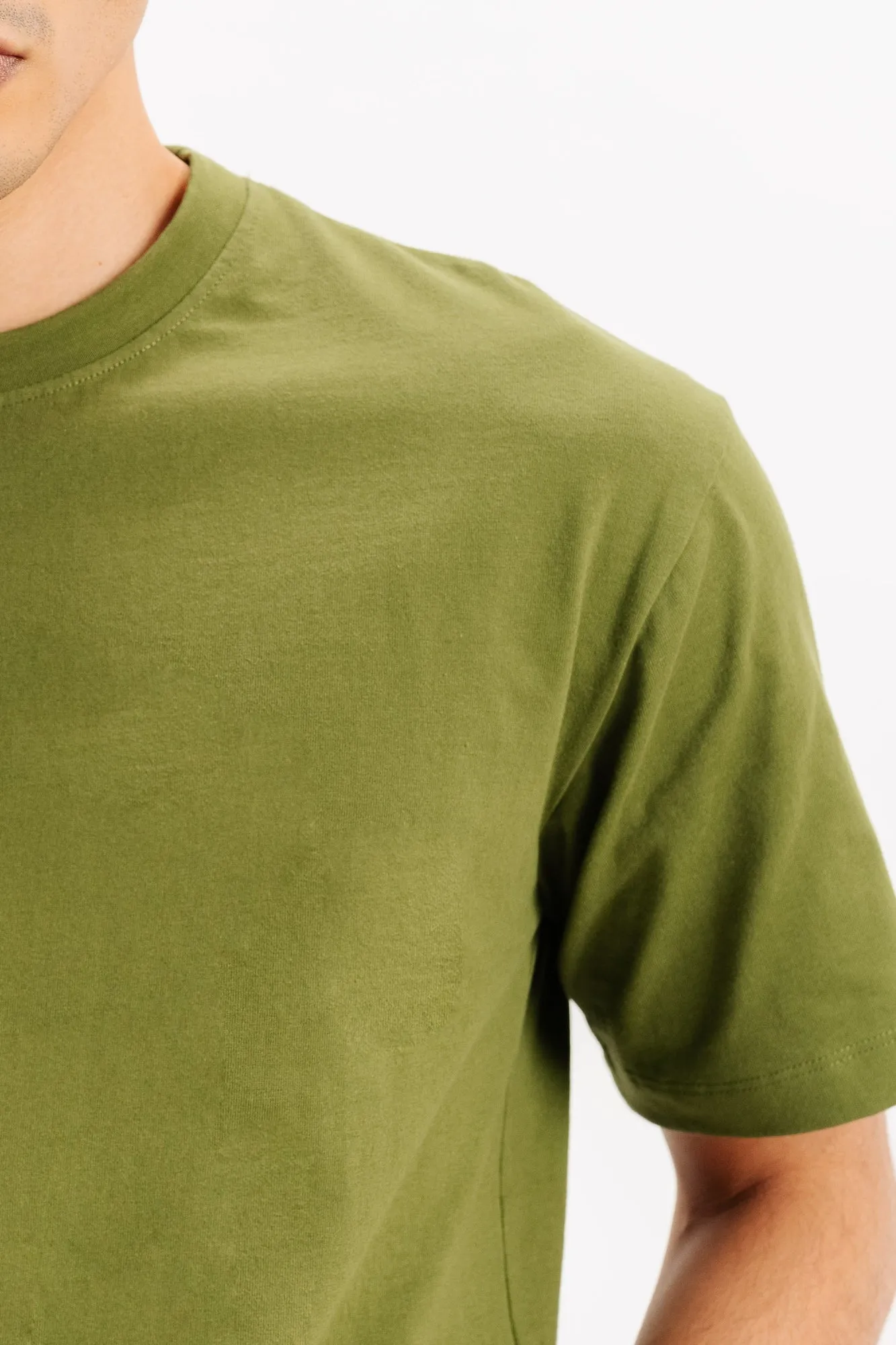 Men's Green Prison Oversized Tees