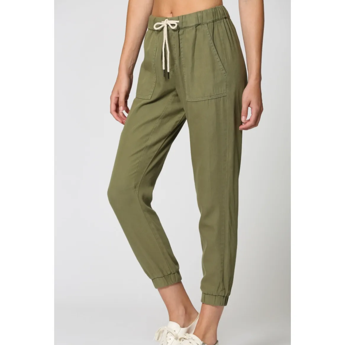 Olive Utility Pocket Joggers