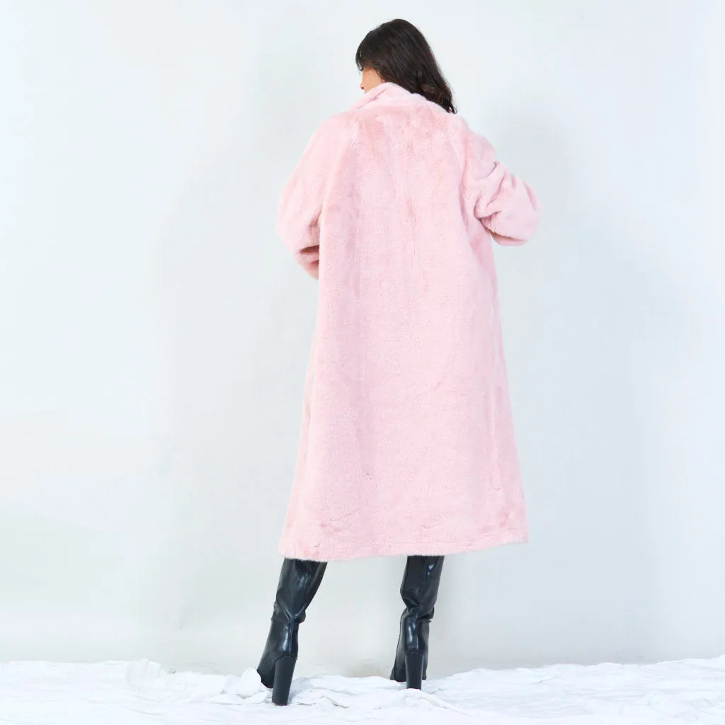 Oversized faux fur coat wholesale