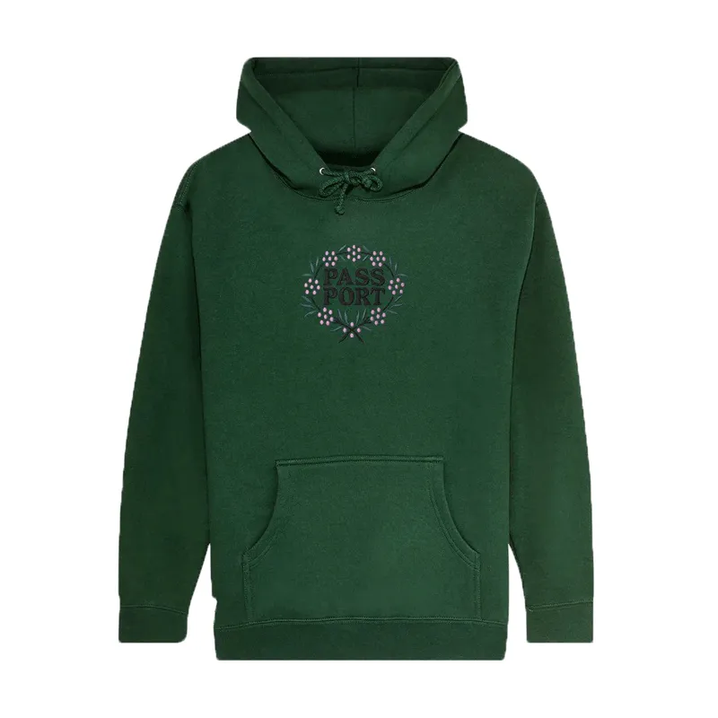 Pass Port - Wattle Hoodie - Forest Green