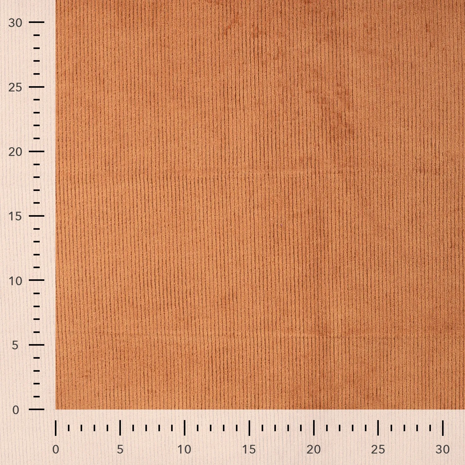 REMNANT 1.23 Metres - Washed Corduroy in Cognac