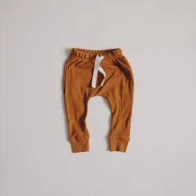 Ribbed Pocket Joggers - Autumn Maple