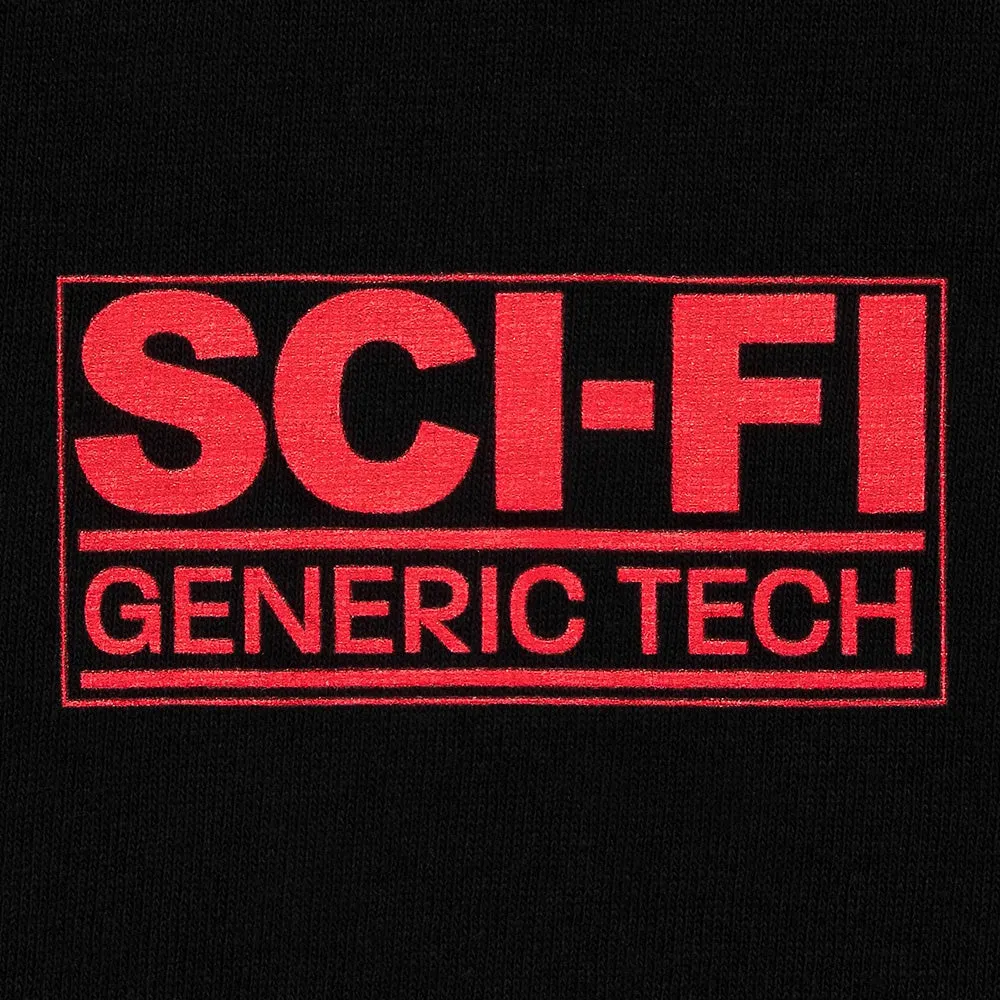 SCI-FI FANTASY GENERIC TECH TEE // BLACK