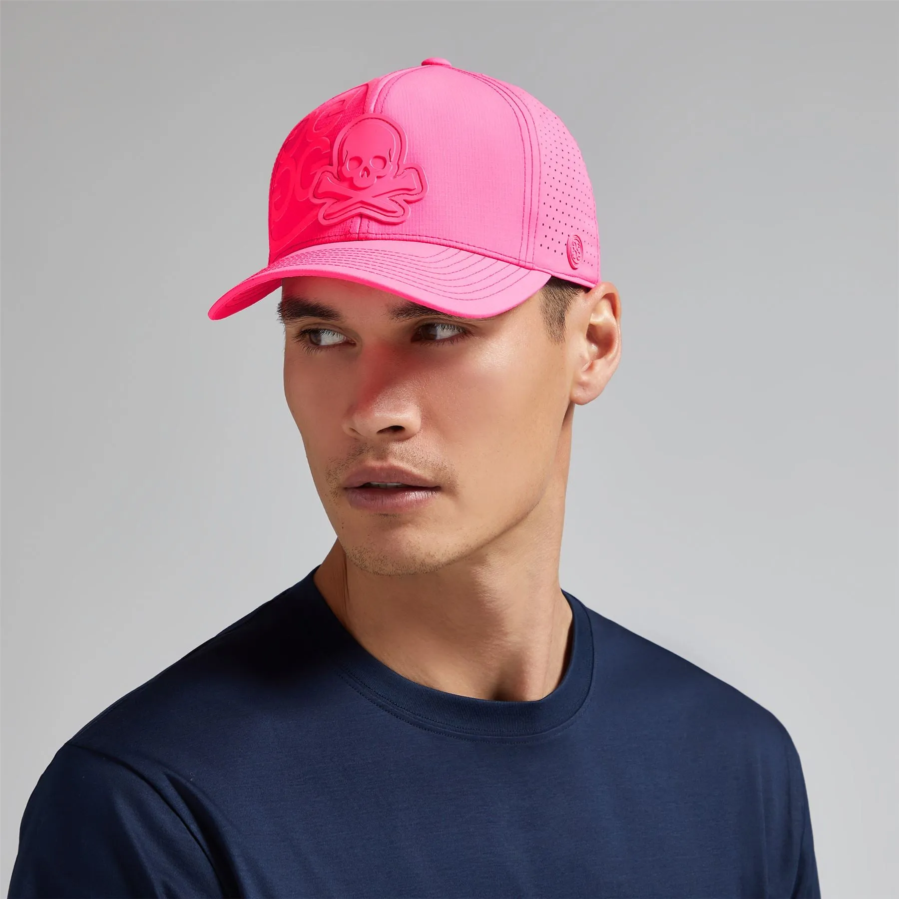 Skull & Tees Featherweight Tech Snapback Cap Pink - AW24