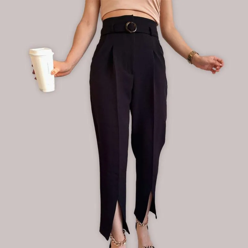 Stylish Front Pleated Women's Pants