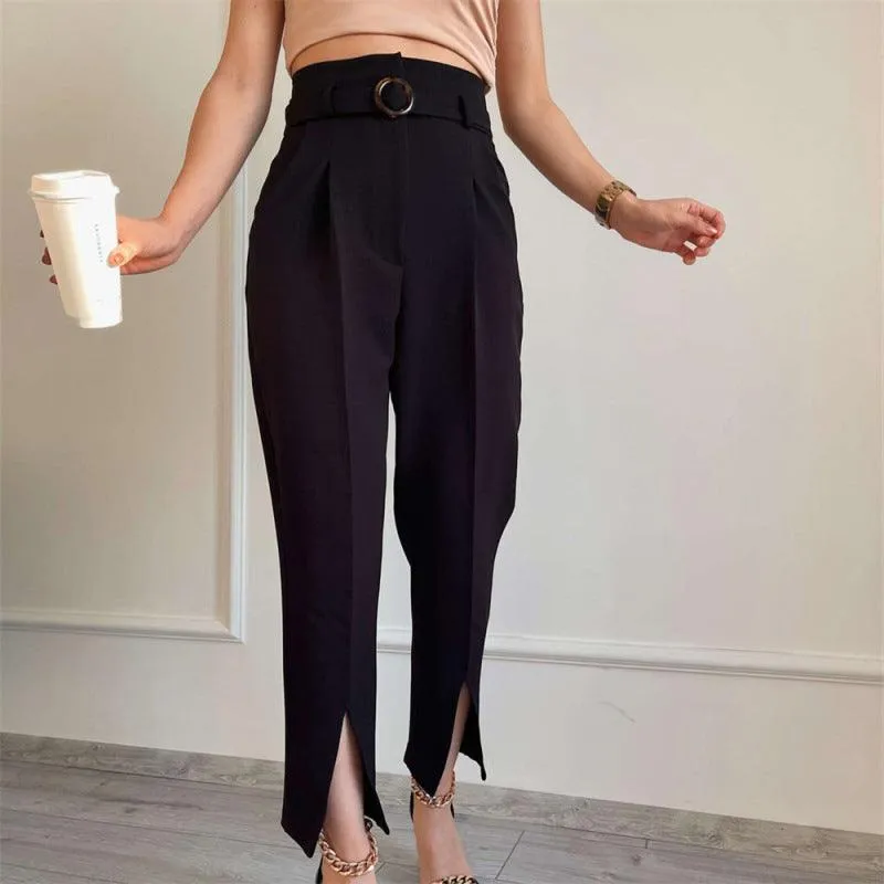 Stylish Front Pleated Women's Pants