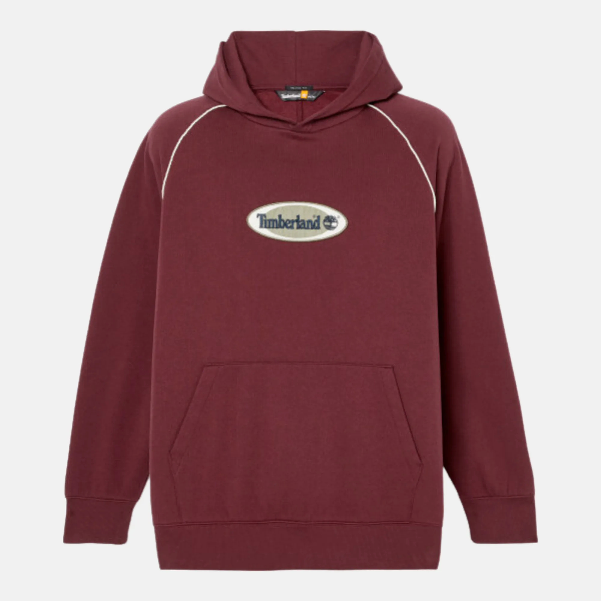 Timberland Oval Logo Burgundy Hoodie