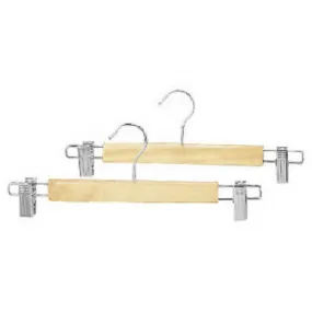 Whitmor 6026-311 Natural Wood Skirt Hanger, 2-Pack