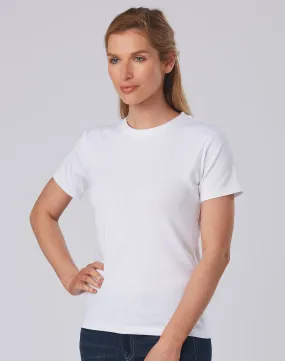 Winning Spirit Ladies' Superfit Cotton Stretch Fitted Tee (TS15)