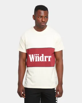 WNDRR Lynch 3 Panel Custom Fit T-Shirt Off White